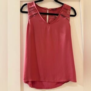 Lovely Pink Express Sleeveless Top